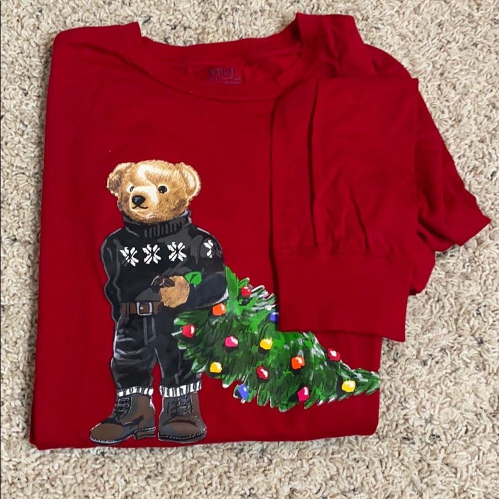 Polo bear long sleeved tee